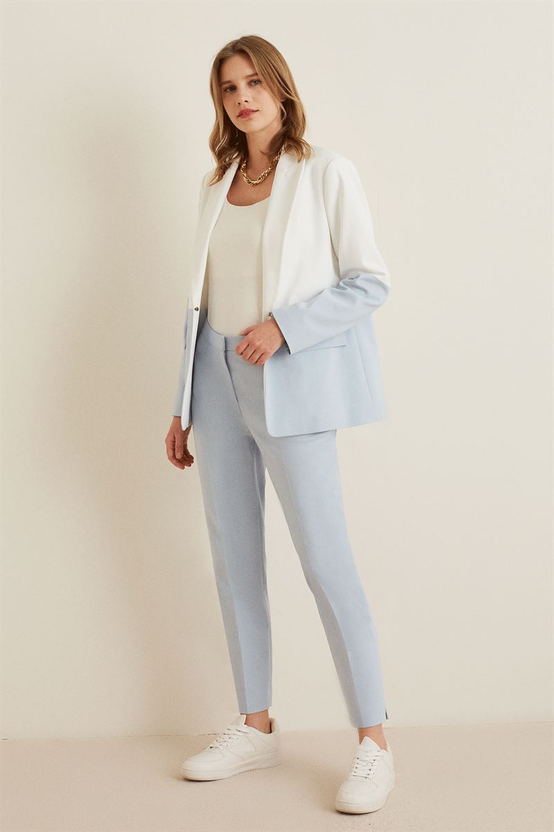 İki Renk Blazer Ceket
