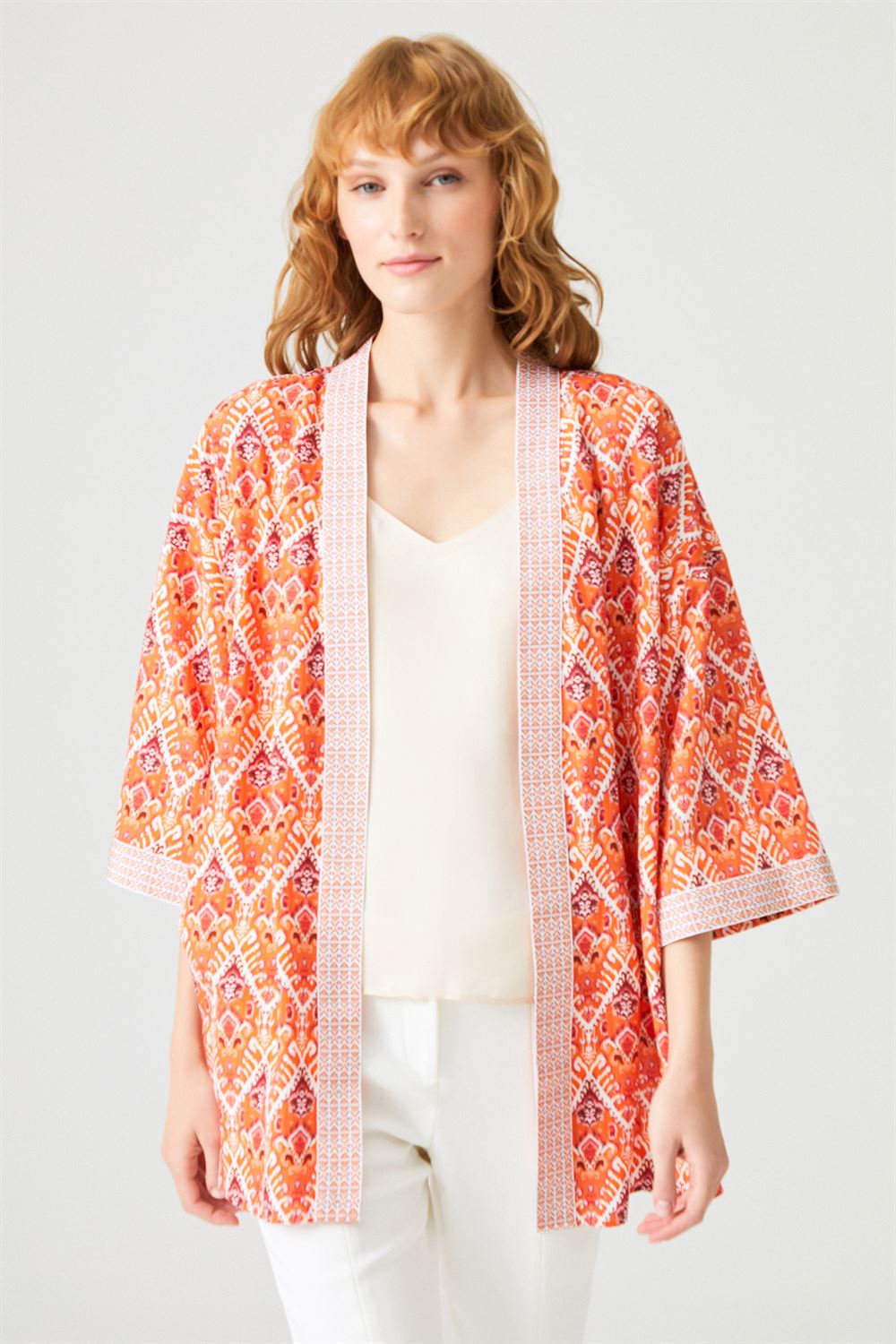 Truvakar Kol Etnik Kimono