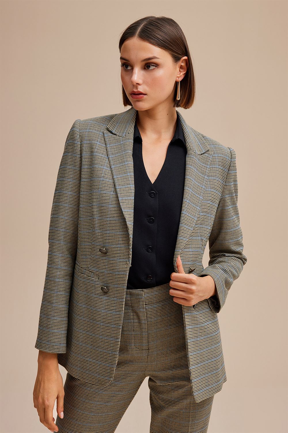 Kazayağı Blazer Ceket