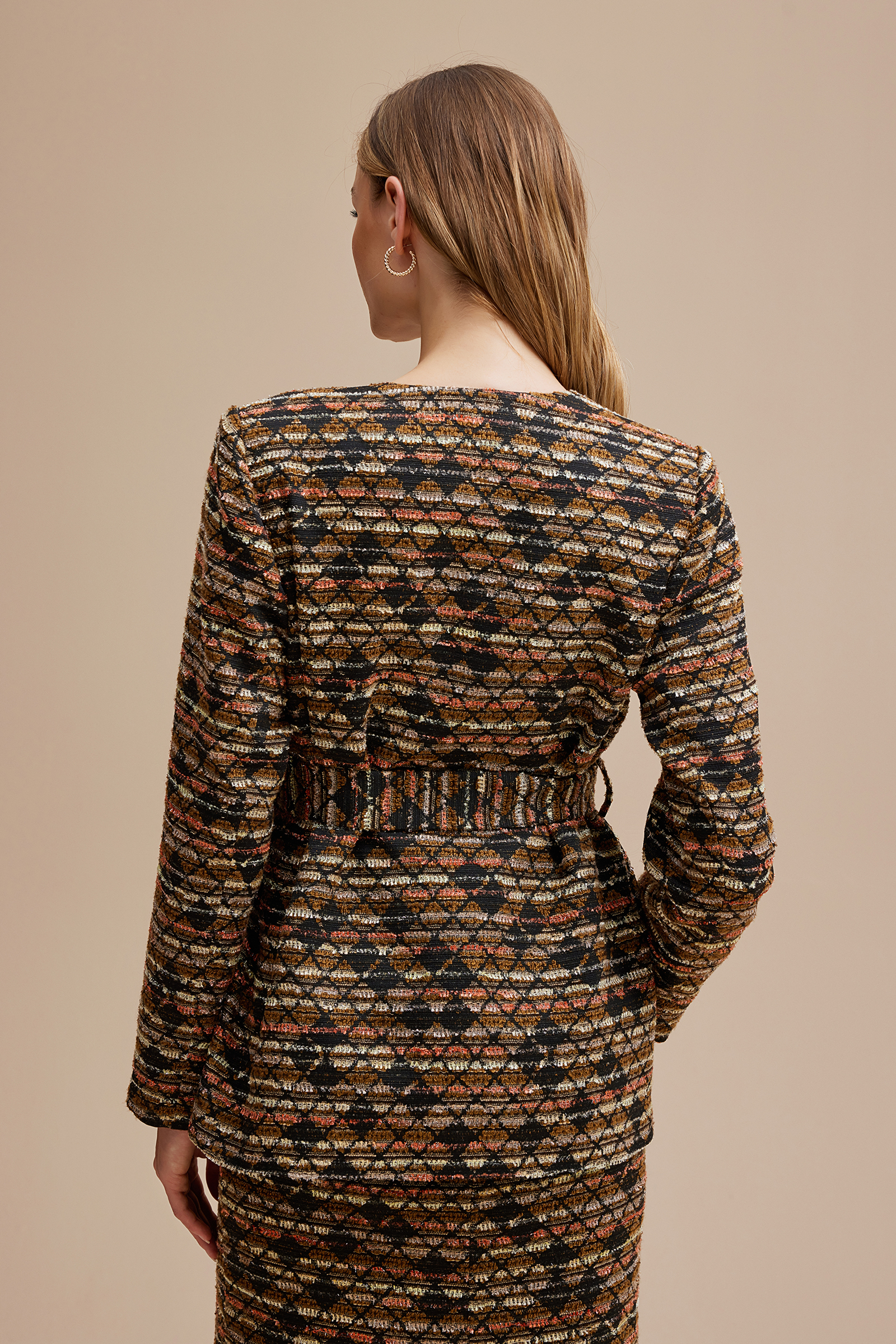 Etnik Dokulu Tüvit Ceket Etnik Dokulu Tüvit Ceket