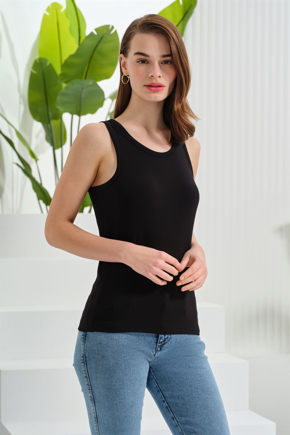 Halter Yaka Kaşkorse Atlet