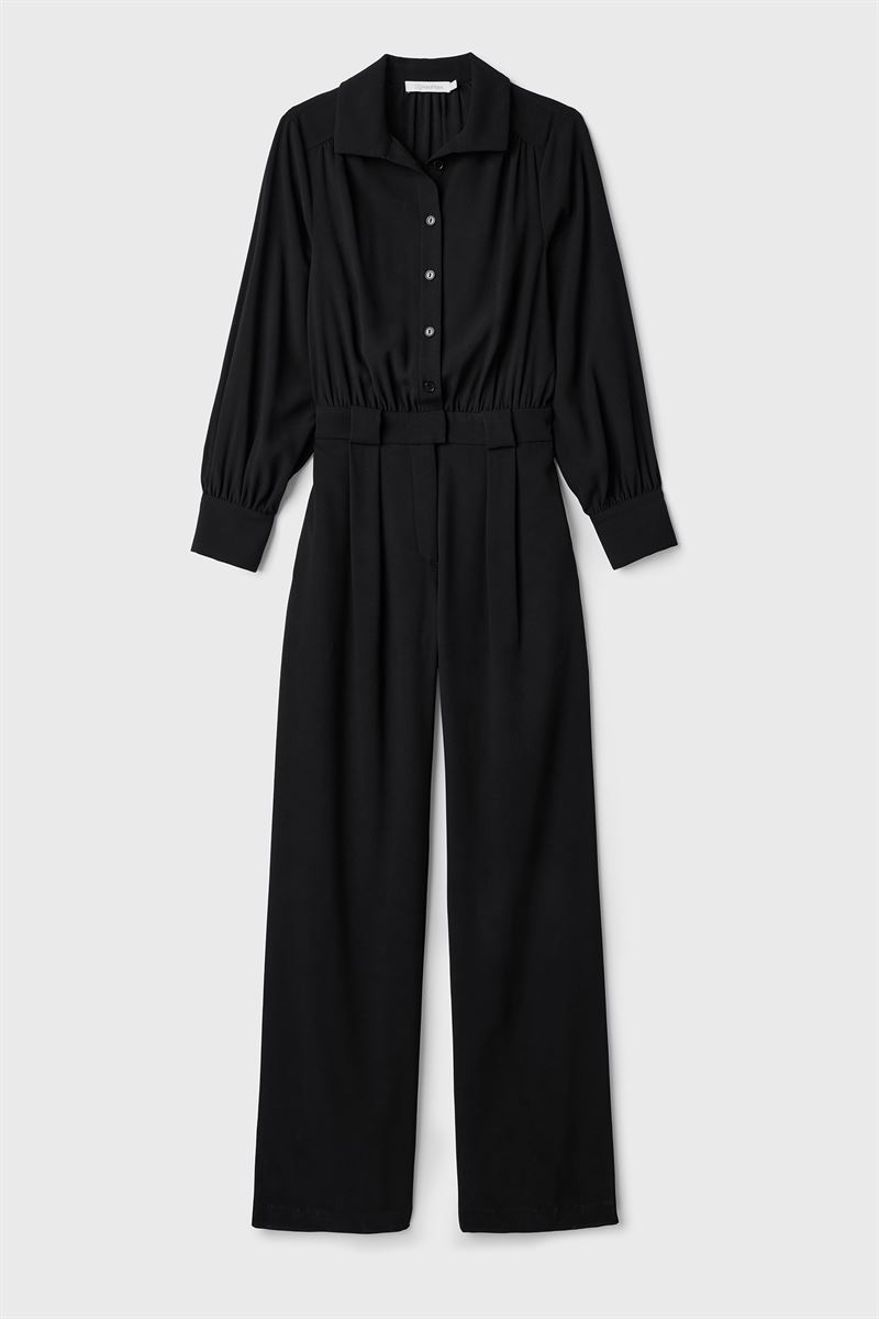 Uzun Kollu Siyah Tulum