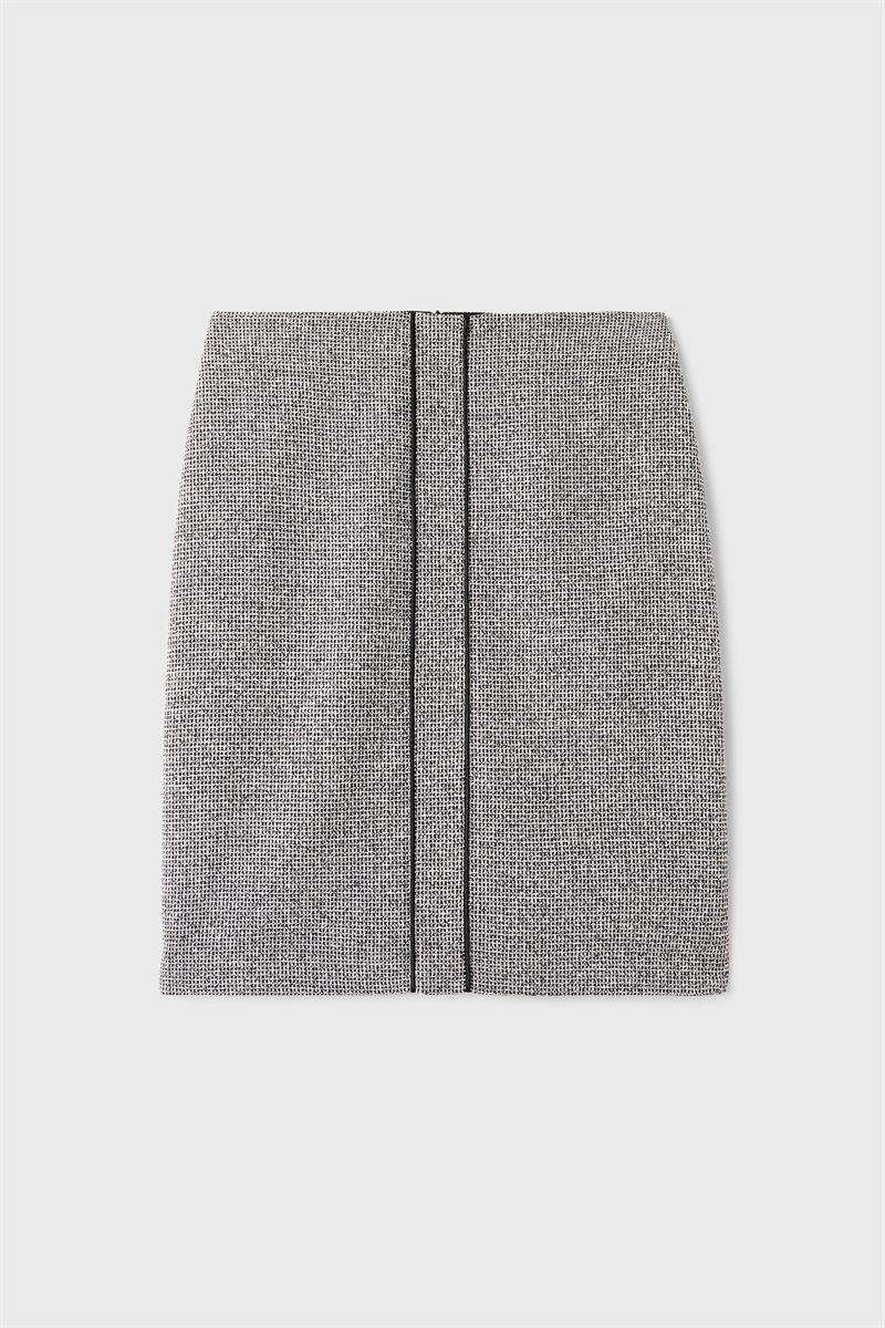 Önü Panelli Tüvit Etek