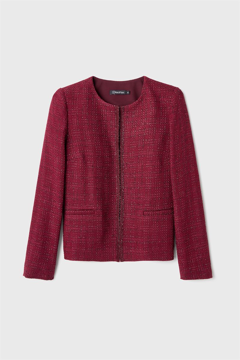 Bordo Tüvit Ceket