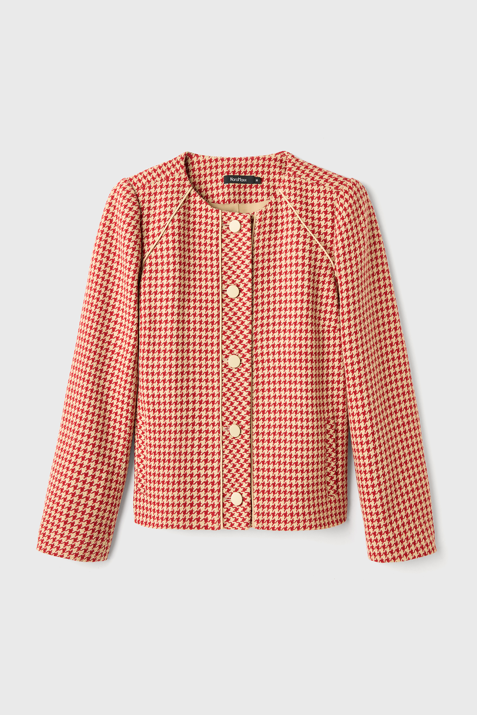 Kazayağı Desen Tüvit Ceket Kazayağı Desen Tüvit Ceket