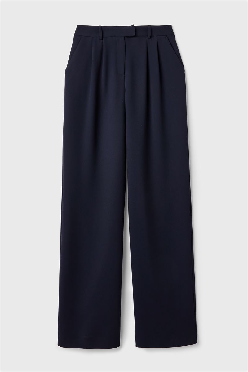 Pileli Bol Paça Pantolon