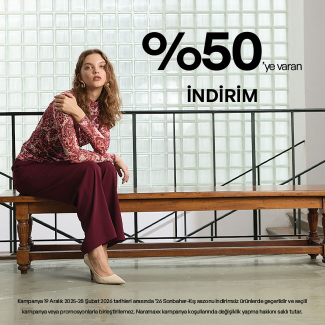 50 ye varan indirim
